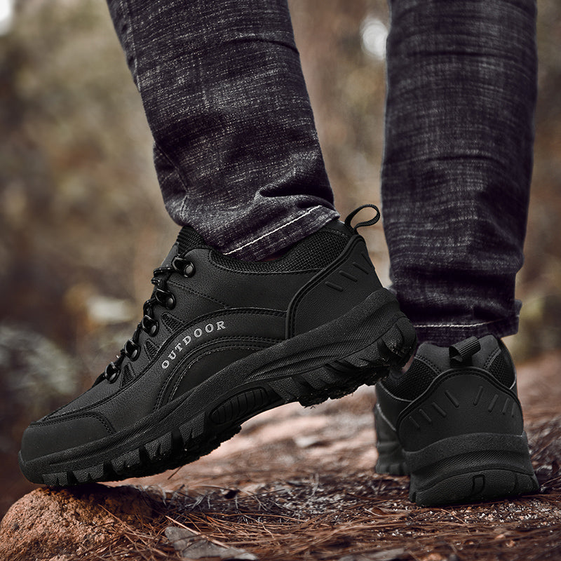 OrthoWalk Achilles - semi-orthopedische wandelschoen zwart - semi-orthopedische zool met verend effect – voor directe pijnverlichting